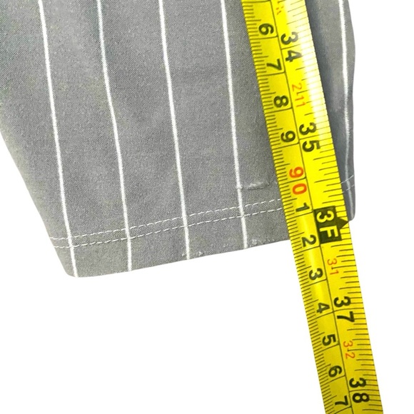 Streetwear Society Grey Stripped Butter Soft Leggings XL Women’s Size Medium - Picture 6 of 6